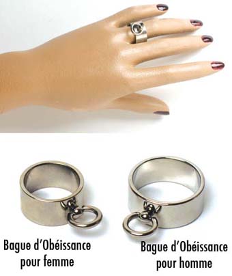 bague de soumise et bague de soumis