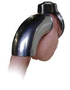 Carapace de chastet� pour emp�cher l'�rection