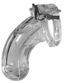 Coque de chastet� courbe transparente Coquille de chastet� pour p�nis